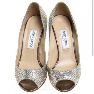 Jimmy Choo Baxen wedge peep toe